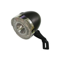 Svetlo prednje retro za prednju vilu crna/hrom xc-230 1 led ( 190138 )