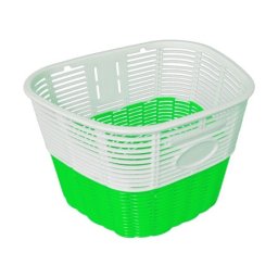 Korpa prednja plastična 144 (sa poklopcem) zelena/bela ( 090067 )