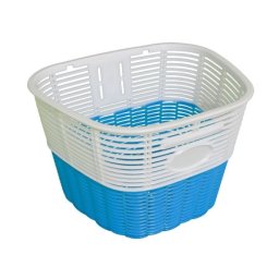 Korpa prednja plastična 144 (sa poklopcem) plava/bela ( 090063 )