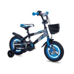 Galaxy bicikl dečiji wolf 12" crna/siva/plava ( 590009 )