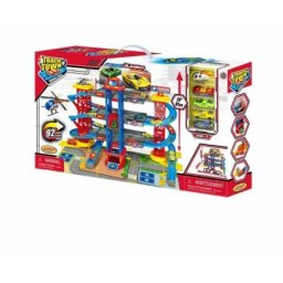 Auto staza express wheels sa 4 metalnim autica i 1 helikopterom 92pcs 39224 ( 99/39224 )