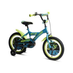 Galaxy Bicikl dečiji galaxy hunter 16" tirkiz/neon zelena mat ( 590049 )