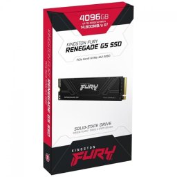 SSD 4TB Kingston FURY Renegade SFYR2S/4T0, 14800MBs/14000MBs, M.2 NVMe PCIe 5.0