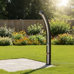 Alberg Solarni Tuš 25L Curve Aluminijum sa Bakarnom Slavinom ( LY3-KL30 )