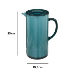 BOKAL 2L 18X11,7X25CM PETROLEJ