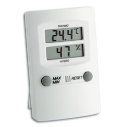 Termometar digitalni 305000 higrometar MIN-MAX beli