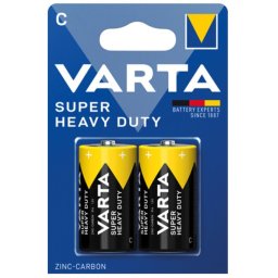 VARTA Superlife Tip C 1.5V R14P SUPER HEAVY DUTY, Cink-karbon baterije, PAK2 (cena po kom.)