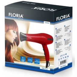 Floria Fen za kosu, 2000 W , crveni - ZLN8984