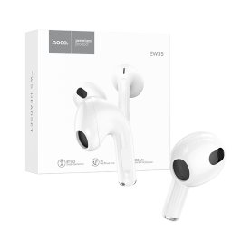 hoco. Bežične stereo slušalice, Bluetooth 5.3, Bele - EW35 TWS
