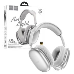 hoco. Bežične stereo slušalice, Bluetooth, do 45h rada, mikrofon - W35 Air Triumph Silver
