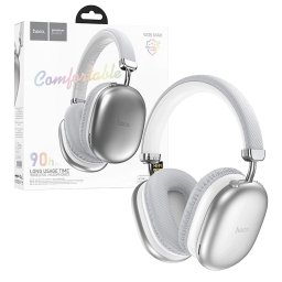 hoco. Bežične stereo slušalice, Bluetooth v5.3, 800mAh - W35 Max Joy Silver