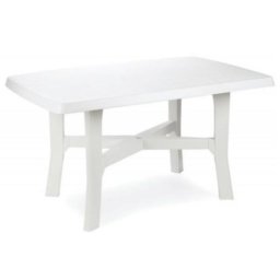 Green Bay baštenski sto plasticni 138 x 88 x 72cm - beli rodano ( 030760 )