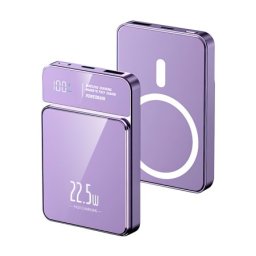 Power bank magsafe m50 15w pd 20w+22.5w fast 5000mah ljubicasti ( BAT9341 )