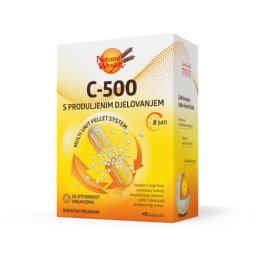 Natural Wealth C-500 s produženim delovanjem 45 kapsula
