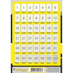 Nalepnice a4 52.5x29.7 40-1 optimum sr ( 84339 )
