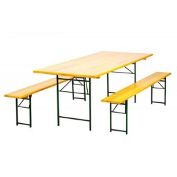 Green Bay baštenski set Stout - sto + 2 klupe 200 x 80 ( 056026 )