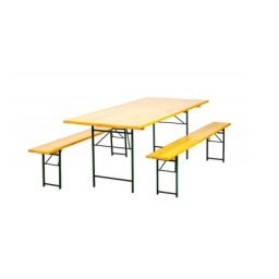Green Bay baštenski set stout - sto + 2 klupe 220 x 90 ( 056508 )