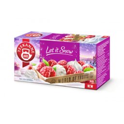Teekanne Let it snow malina puslica 45g
