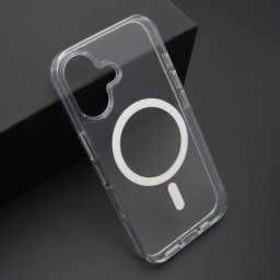 Futrola color frame magsafe za iphone 16 (6.1) srebrna (providna) ( F123213 )