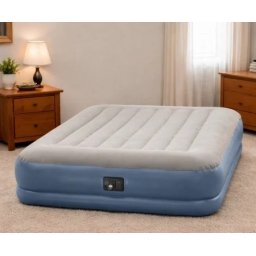 Intex queen Vazdušni krevet sa ugradjenom pumpom 152x203x30cm – Fiber Tehnologija ( 64118ND )