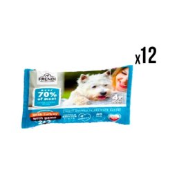 Frendi kesice za pse 12x (4x100g) ćuretina i divljač x48 kesica ( 5841 )
