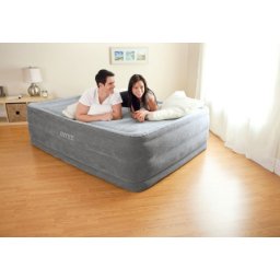 Intex queen comfort Vazdušni krevet sa ugradjenom pumpom 152x203x56cm – Fiber Tehnologija ( 64418ND )