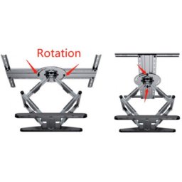 Gembird WM-80STR-01 rotate/tilt VESA max. 60x40cm 40-80 max.50kg