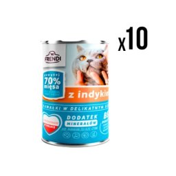 Frendi konzerva za mačke ćuretina 400g x10 komada ( 5737 )