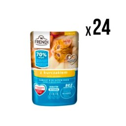Frendi kesica za mačke junior piletina 100g x24 komada ( 5883 )