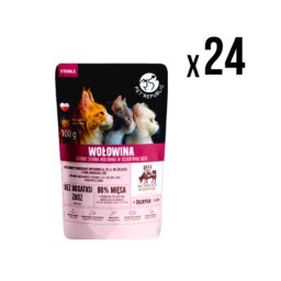 Pet republic kesica za sterilisane mačke govedina 100g x24 komada ( 5735 )