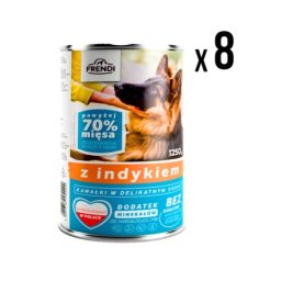 Frendi konzerva za pse ćuretina 1.250g x8 komada ( 5741 )