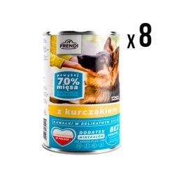 Frendi konzerva za pse piletina 1.250g x8 komada ( 5742 )