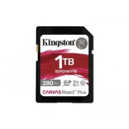 Kingston SDR2V6/1TB class 10 HD/2K/4K 280Mbs/150MBs SD Card 1TB