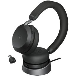 Jabra EVOLVE2 75, Link380c MS Stereo Stand Black, EVOLVE2 75 headset ( 27599-999-889 )