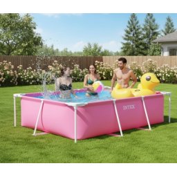 Intex Pink Rectangular Frame bazen 220x150x60 cm ( 28266 )