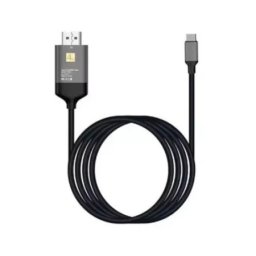 E-green Kabl 3.1 USB tip C - HDMI (30Hz), metalni 1.8m crni