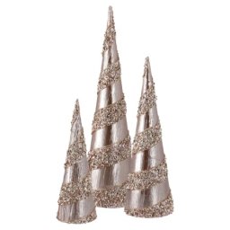 Festa velvet jelka gliter zlatna 3k 15 × 52cm 14 × 42cm 10.5 × 31cm ( 761065 )