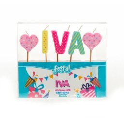 Festa natalis rođendanska svećica - odaberite ime iva ( 724025 )