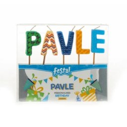 Festa natalis rođendanska svećica - odaberite ime pavle ( 724197 )