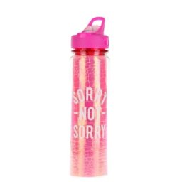 Play wai flašica za vodu plastična glitter 550ml miks sorry not sorry - roze ( B2C00008 )