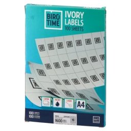 Biro Time ivory etiketa 16 105 x 37125 100k a4 ( 490518 )