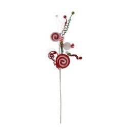 Festa twig novogodišnja grana crvena 58cm ( 780690 )