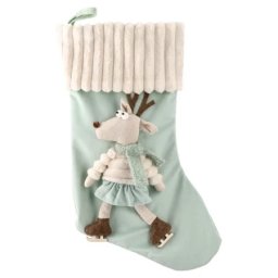 Festa sock lux novogodišnja čarapa irvas pastel pink ( 760525 )