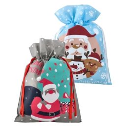 Festa baggy vrećica za poklon merry christmas deda mraz miks xl ( 710337 )
