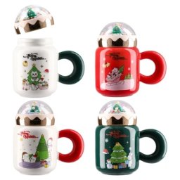 Josie šolja keramička sa poklopcem snow globe ( 806000 )