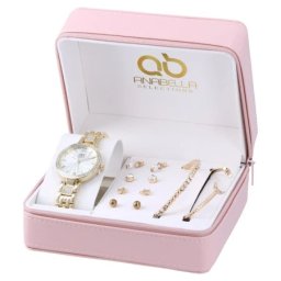 Takk balsam poklon set ručni sat minđuše i set narukvica zlatna ( 805110 )