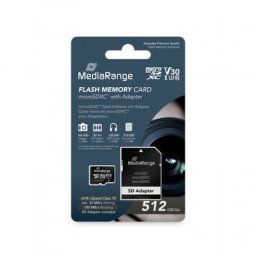 MEDIARANGE GERMANY 512GB MICRO SDXC/UHS-1/+ADAP C10/MR947