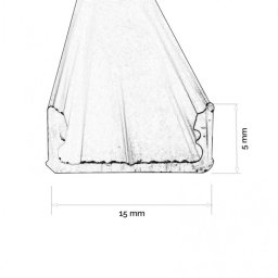 DAWN LED PROFIL LL-ALP002-R KOMPLET SIVI