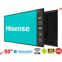 Hisense 55DM66D 55 inča 4K UHD 500 nita Digital Signage Display - 24/7 Operation