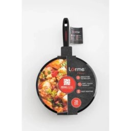 Lorme classic tiganj duboki+silikonski poklopac megastone 28cm ( 15109 )